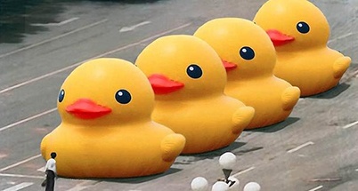 http://www.holeinthedyke.com/images/hitd-more/tiananmen_ducks_michael_miller_yu.jpg